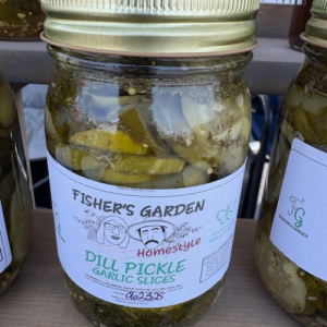 Dill Pickle Garlic Slices